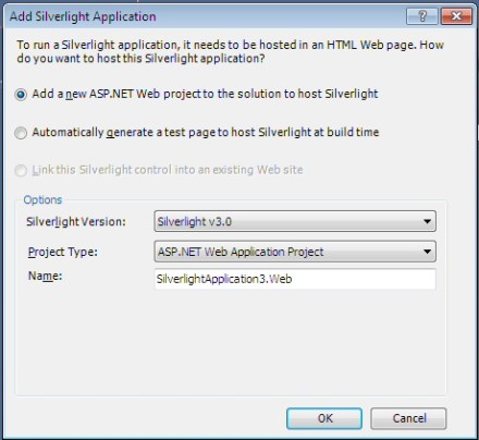 Create Silverlight 3 Application