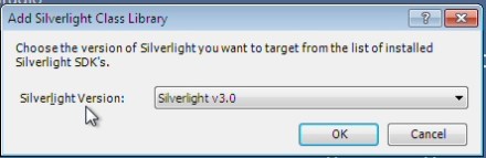 Create Silverlight Class Library