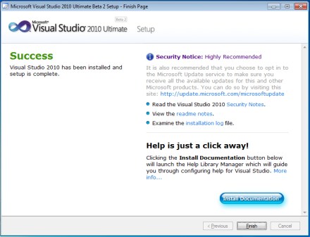 Installation Complete