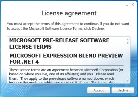 Blend Install Starts