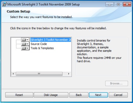 Silverlight Toolkit Features